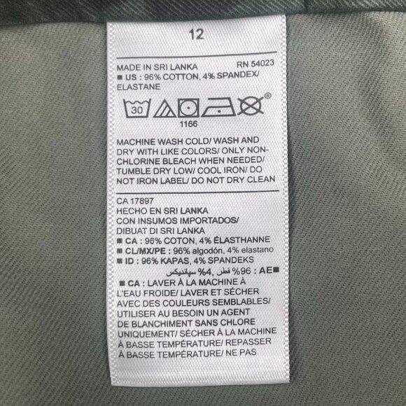 Old Navy Camo Pants Pixie Size 12 - Picture 10 of 10